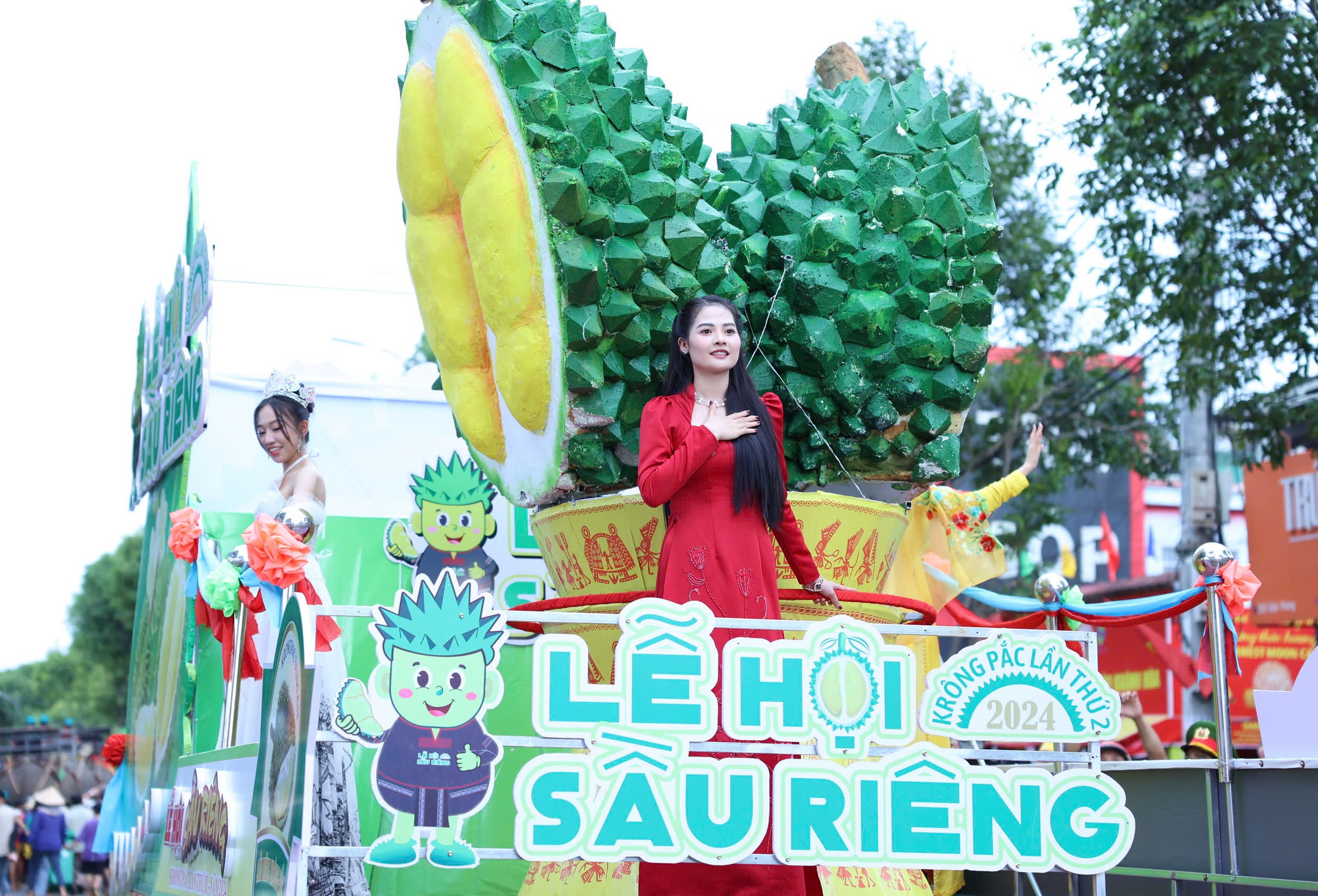 Lễ hội đường phố tại Lễ hội sầu riêng năm 2024 (ảnh: Minh Huệ)